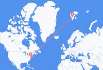 Flights from North Philadelphia to Svalbard