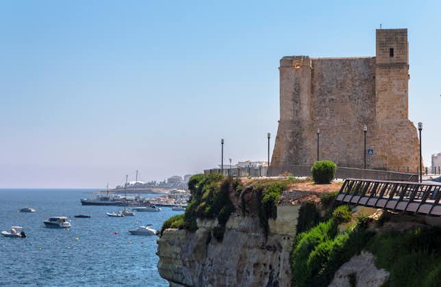 Wignacourt tower in the coast of Malta.