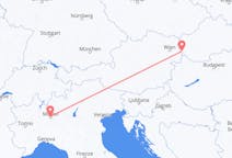 Flyrejser fra Bratislava, Slovakiet til Milano, Italien