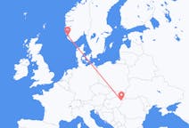 Vols de Debrecen pour Stavanger
