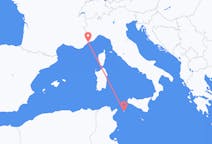 Vluchten van Nice naar Pantelleria