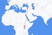 Flyreiser fra Entebbe, Uganda til Sanliurfa, Tyrkia