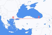 出发地 土耳其出发地 特拉布宗目的地 希腊亞歷山德魯波利斯的航班