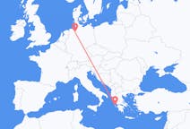Vluchten van Kefallinia, Griekenland naar Bremen, Duitsland