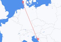 Flug frá Zadar, Króatíu til Westerland, Þýskalandi