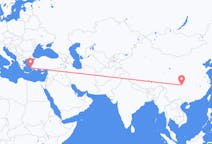 Flyrejser fra Chongqing, Kina til Leros, Grækenland