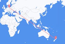 Flyrejser fra Wellington, New Zealand til Stettin, Polen