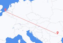 Flyg från Ostend till Bukarest
