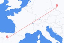 Flyrejser fra Valladolid, Spanien til Wrocław, Polen