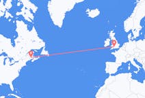 Flights from Fredericton, Canada to Bristol, England