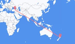 Flyg från Napier, Nya Zeeland till Sivas