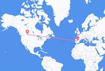 Flights from Medicine Hat, Canada to Madrid, Spain