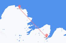 Flyrejser fra Batsfjord, Norge til Berlevåg, Norge