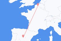 Flyrejser fra Madrid, Spanien til Lille, Frankrig