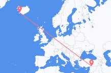 Loty z Gaziantep, Turcja do Reykjaviku, Islandia