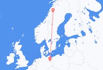 Flug frá Hemavan, Svíþjóð til Berlínar, Þýskalandi