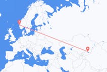Flights from Almaty to Bergen