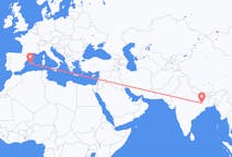 Flyreiser fra Ranchi, India til Palma de Mallorca, Spania