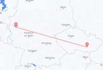 Vluchten van Brno, Tsjechië naar Keulen, Duitsland