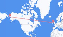 Flyg från Nome, USA till Dublin, Irland