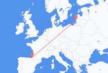 Flüge von Biarritz, Frankreich nach Palanga, Litauen