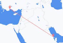 Flyrejser fra Dammam til Antalya