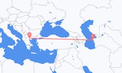 เที่ยวบิน จาก Türkmenbaşy, เติร์กเมนิสถาน ไปยัง เทสซาโลนีกี, กรีซ