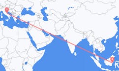 Flights from Balikpapan, Indonesia to Pescara, Italy