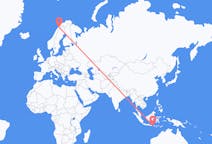 Flüge von Praya, Lombok, Indonesien nach Narvik, Norwegen