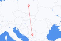 Flyrejser fra Pristina, Kosovo til Lodz, Polen