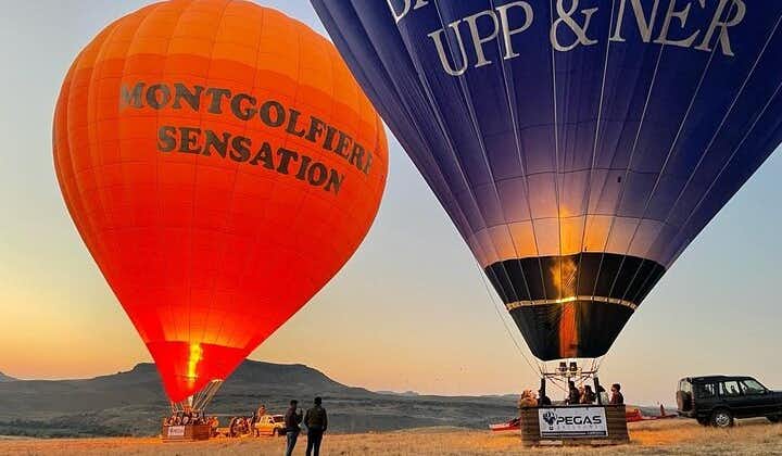 Balloon Flight Over Cappadocia Cat Valley 1 Hour All Inclusive | Basket of 16-18