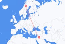 Flights from Al Jawf Region, Saudi Arabia to Vilhelmina, Sweden