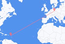 Flyrejser fra Saint Kitts, Saint Kitts og Nevis til Leipzig, Tyskland