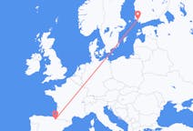 Flyg från Åbo till Pamplona