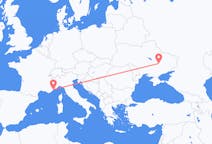 Flights from Nice, France to Dnipro, Ukraine