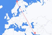 Flights from Ras al-Khaimah, United Arab Emirates to Narvik, Norway