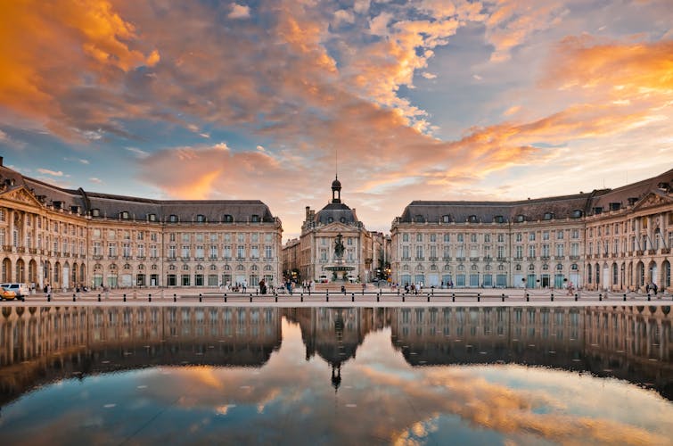 Photo of Place de la Bourse in Bordeaux, France.