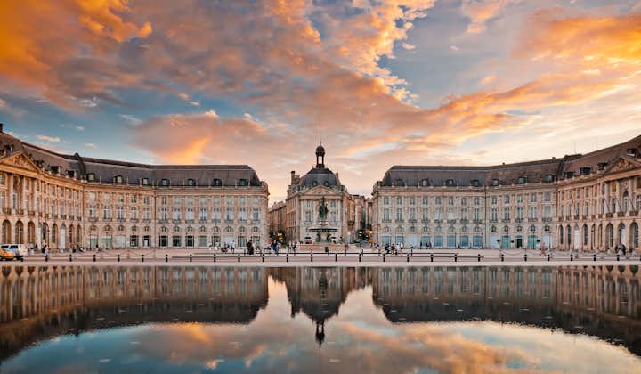 Photo of Place de la Bourse in Bordeaux, France.