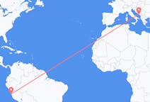 Flyreiser fra Lima, til Dubrovnik