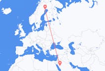 Flights from Al-`Ula, Saudi Arabia to Luleå, Sweden