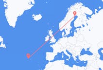 Flights from Pico Island, Portugal to Luleå, Sweden