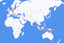 Flyg från Cairns, Australien till Innsbruck, Österrike