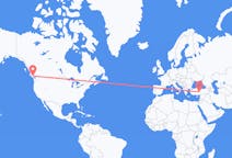 加拿大出发地 科莫克斯飞往加拿大目的地 開塞利的航班