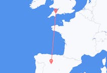 Flights from Valladolid, Spain to Exeter, the United Kingdom