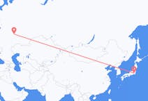Flyreiser fra Tokyo, Japan til Kazan, Russland