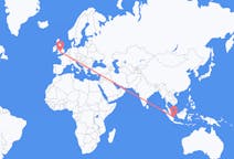 Flyg från Pangkal Pinang, Indonesien till Bristol, England