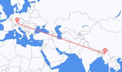 Flug frá Homalin, Mjanmar (Búrma) til München, Þýskalandi