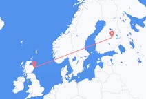 Рейсы из Куопио, Финляндия в Абердин, Шотландия