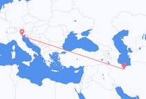 Flyrejser fra Teheran til Venedig
