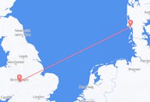 Flights from Birmingham, the United Kingdom to Esbjerg, Denmark
